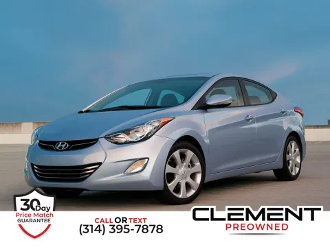 Red 2012 Hyundai Elantra Limited for sale in Florissant, MO