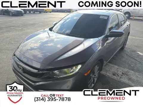 Silver 2020 Honda Civic EX-L for sale in Florissant, MO