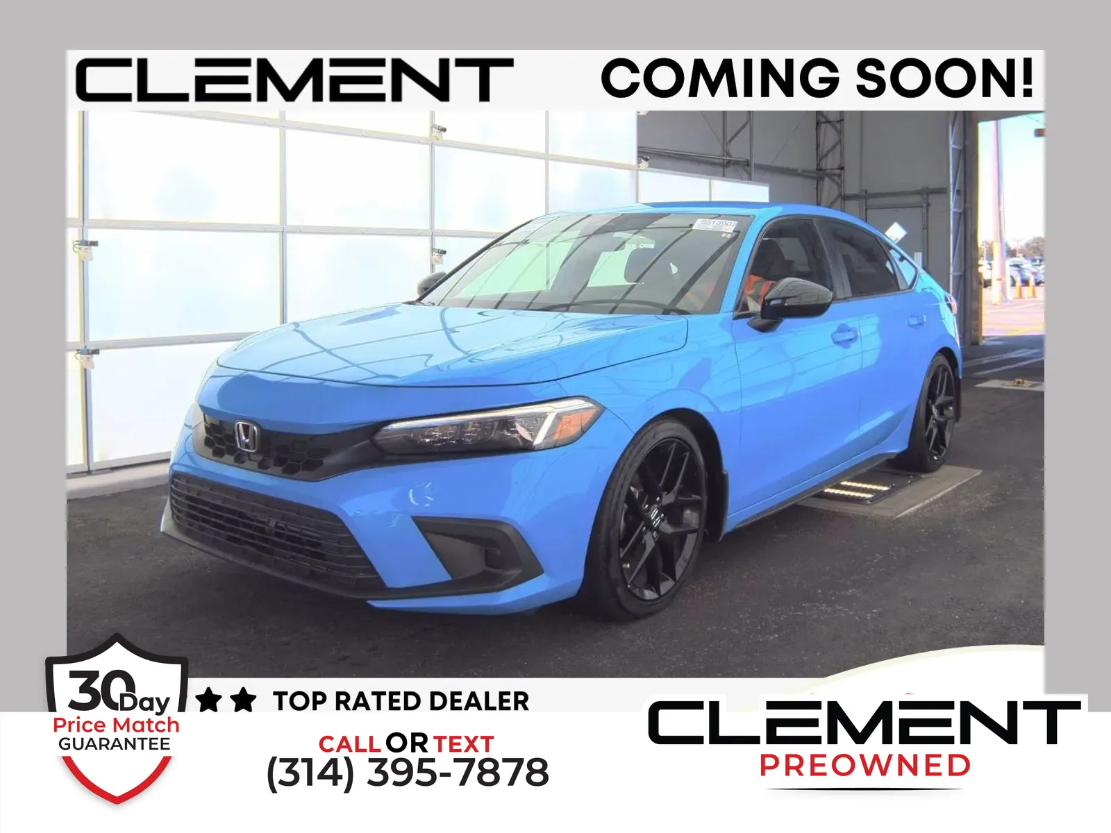 Blue 2024 Honda Civic Sport for sale in Florissant, MO