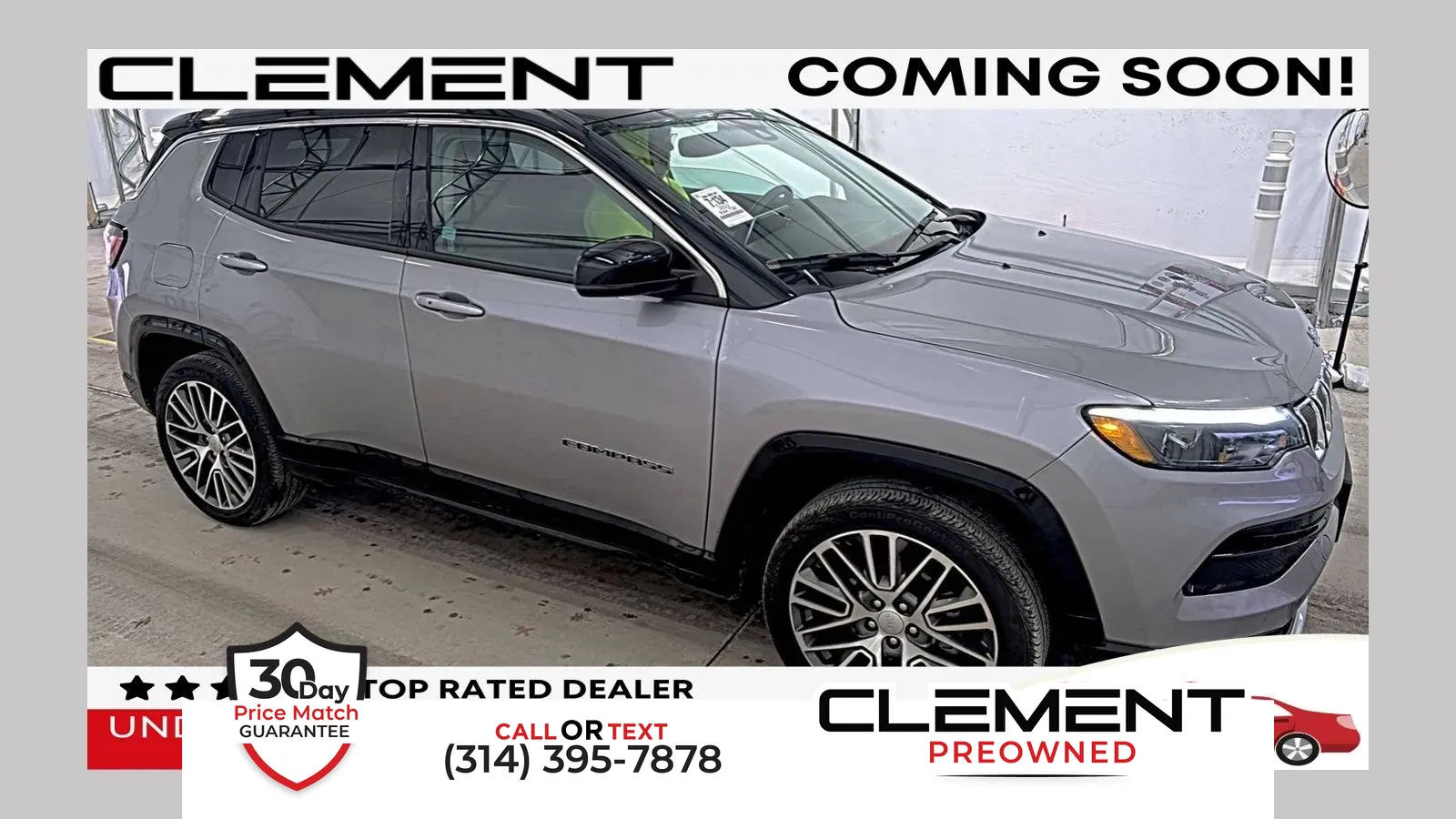 Silver 2022 Jeep Compass Limited for sale in Florissant, MO