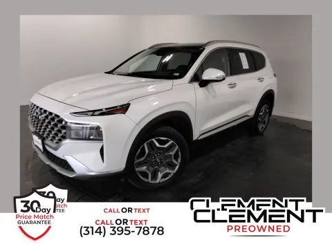 White 2022 Hyundai Santa Fe Hybrid SEL Premium for sale in Florissant, MO