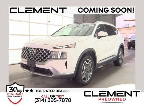 White 2022 Hyundai Santa Fe Hybrid SEL Premium for sale in Florissant, MO