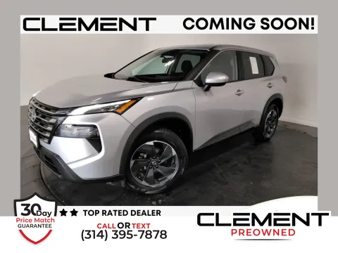 Silver 2024 Nissan Rogue SV for sale in Florissant, MO