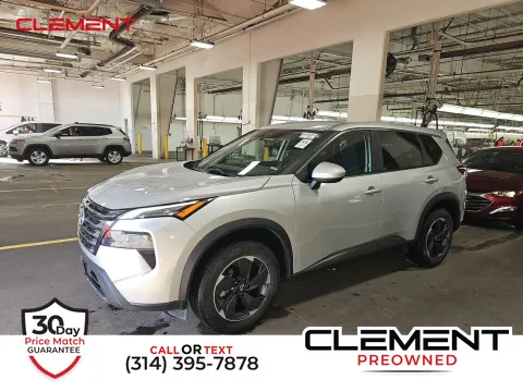 Silver 2024 Nissan Rogue SV for sale in Florissant, MO
