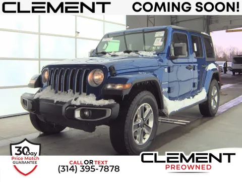 Blue 2018 Jeep Wrangler Unlimited Sahara for sale in Florissant, MO