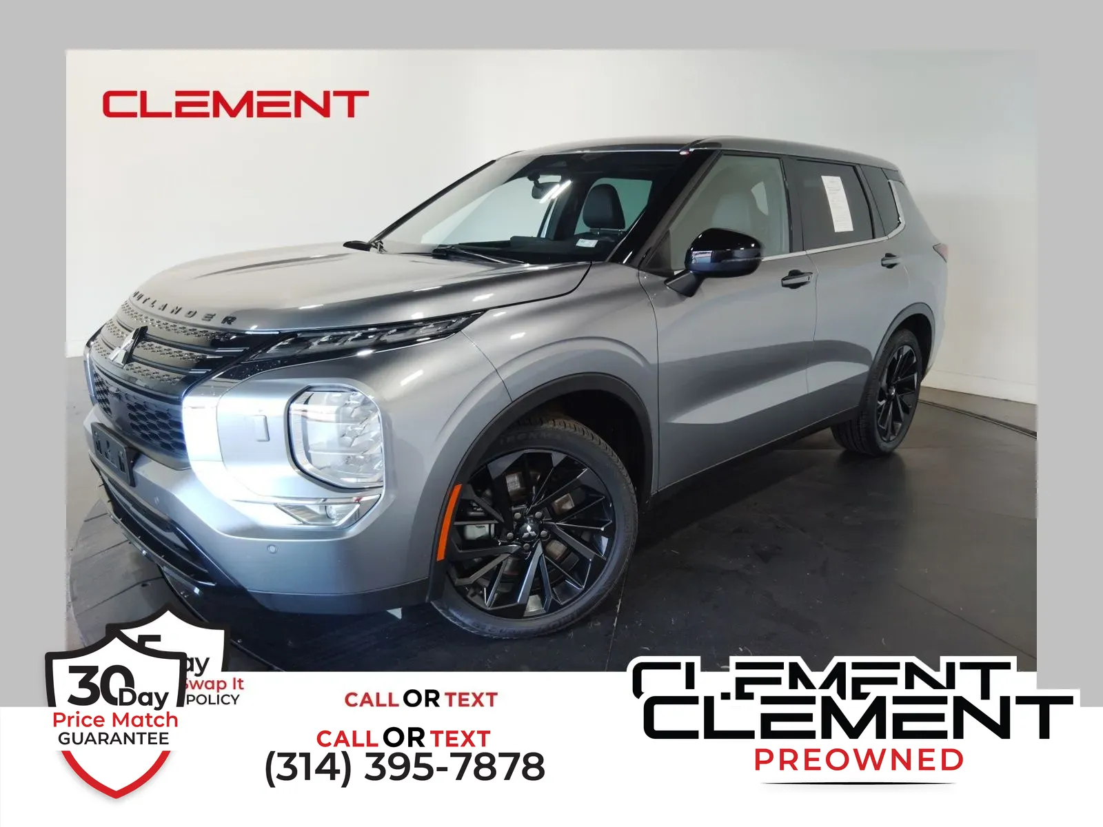 Gray 2022 Mitsubishi Outlander Black Edition for sale in Florissant, MO