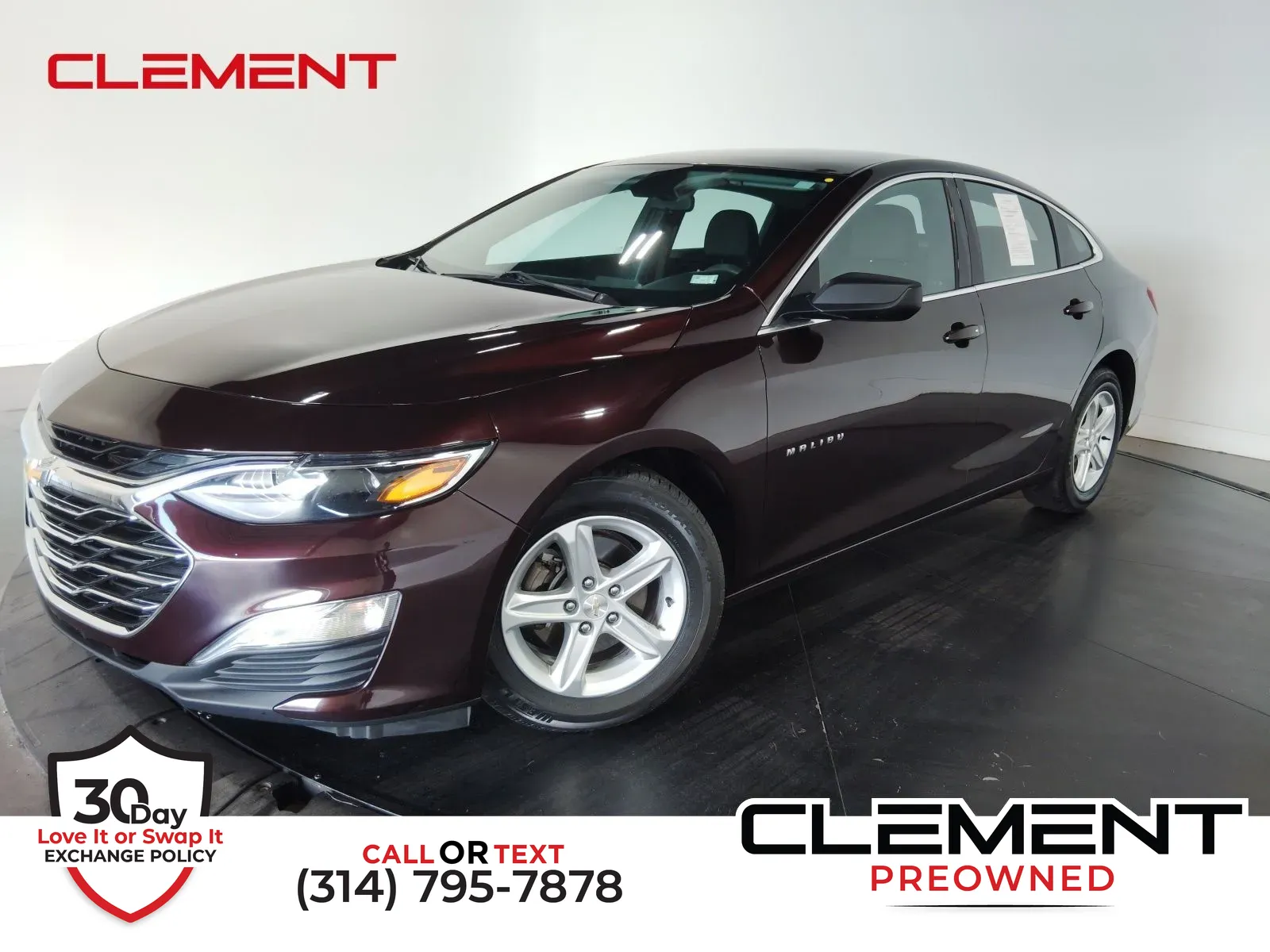 Black 2020 Chevrolet Malibu LS for sale in Florissant, MO