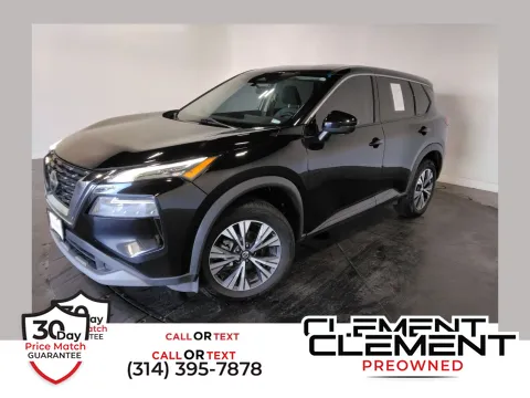 Black 2021 Nissan Rogue SV for sale in Florissant, MO