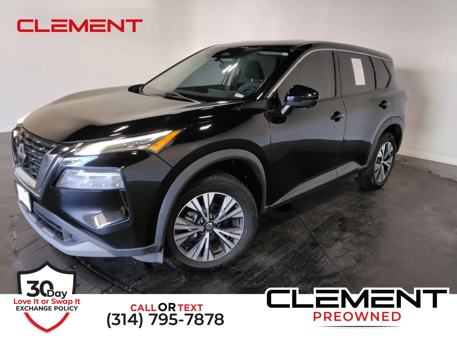 Black 2021 Nissan Rogue SV for sale in Florissant, MO