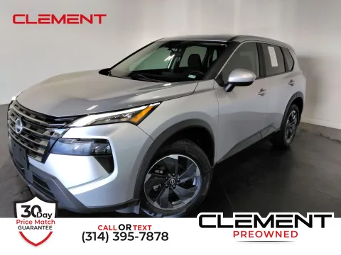 Silver 2024 Nissan Rogue SV for sale in Florissant, MO