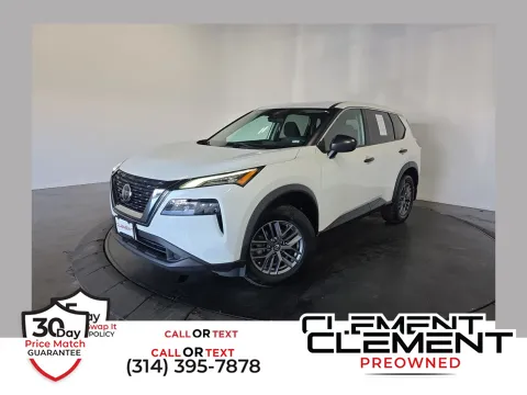 White 2021 Nissan Rogue S for sale in Florissant, MO