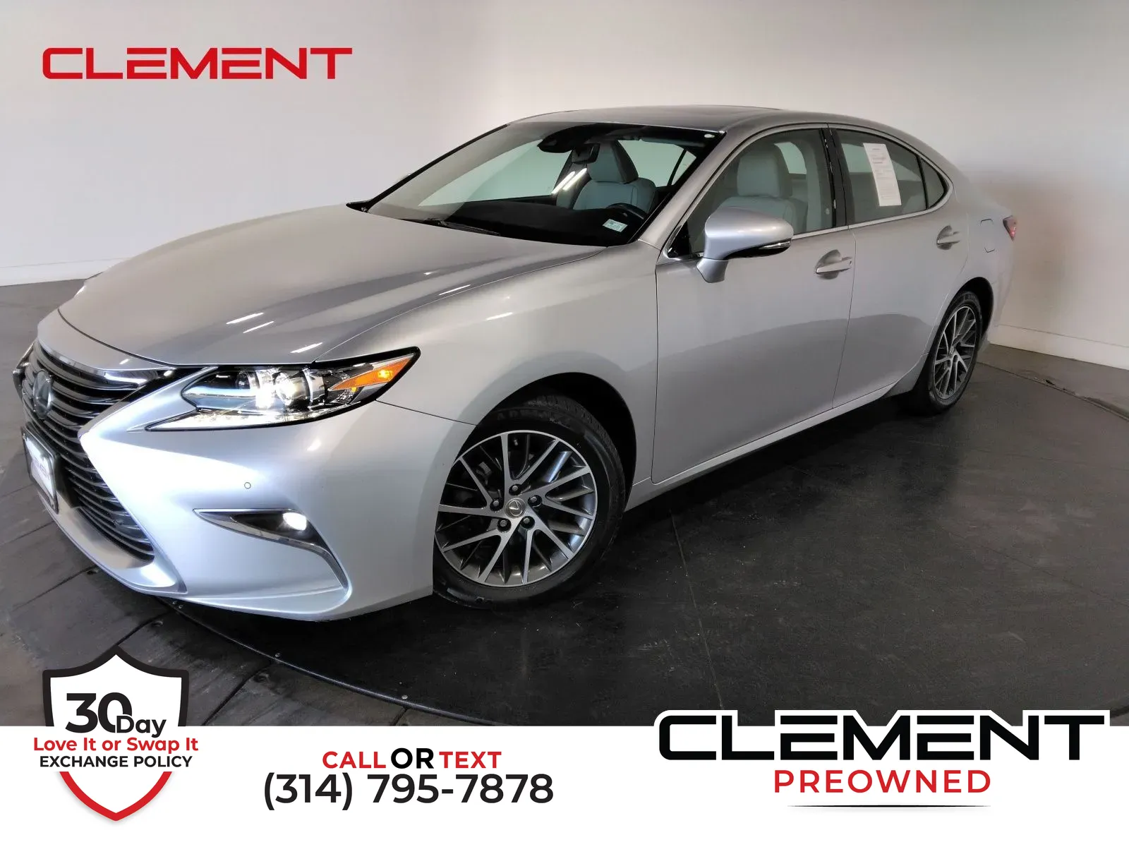 Silver 2017 Lexus ES 350 for sale in Florissant, MO
