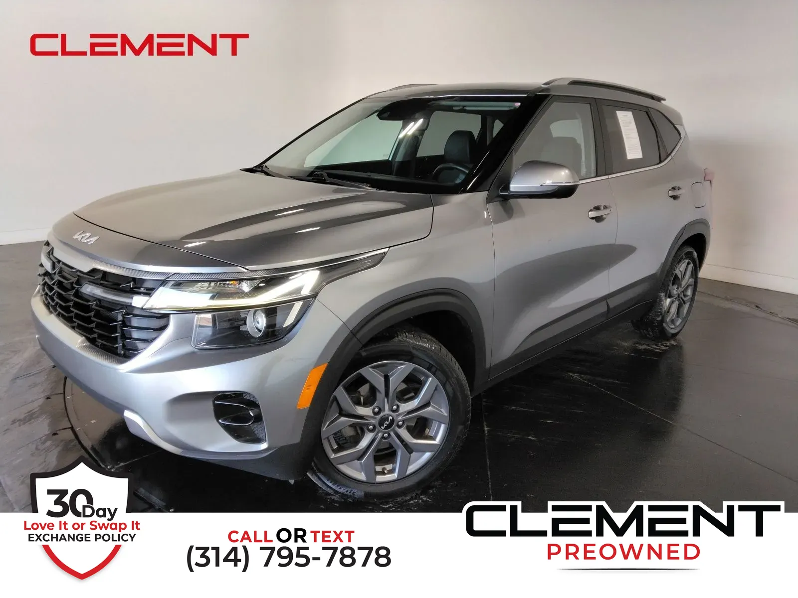 Gray 2024 Kia Seltos S for sale in Florissant, MO