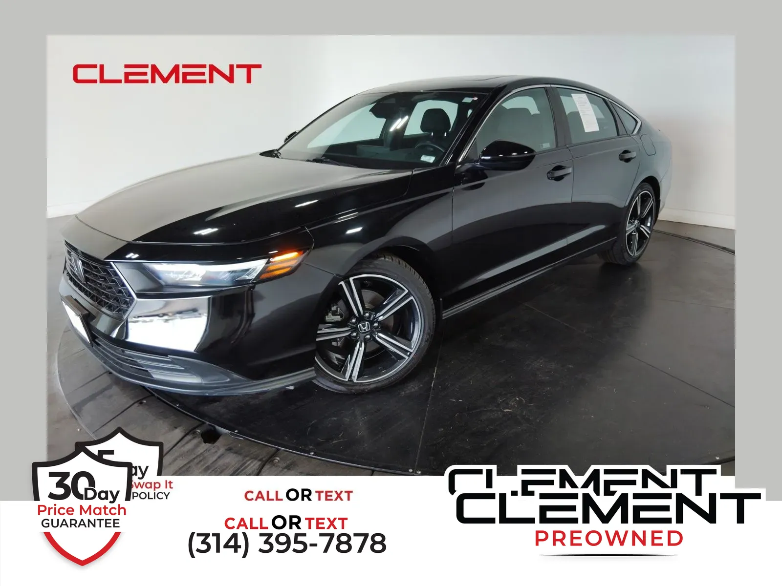 Black 2023 Honda Accord Hybrid Sport for sale in Florissant, MO