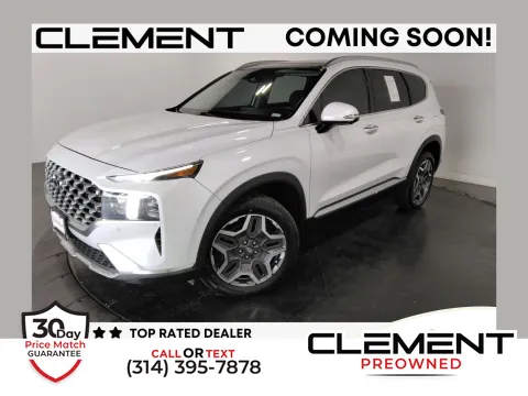 White 2021 Hyundai Santa Fe Limited for sale in Florissant, MO