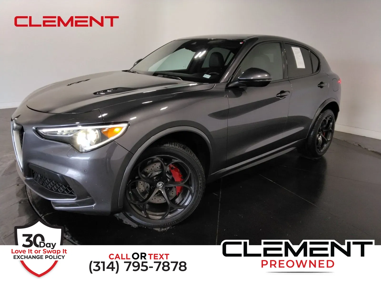 Gray 2019 Alfa Romeo Stelvio Quadrifoglio for sale in Florissant, MO