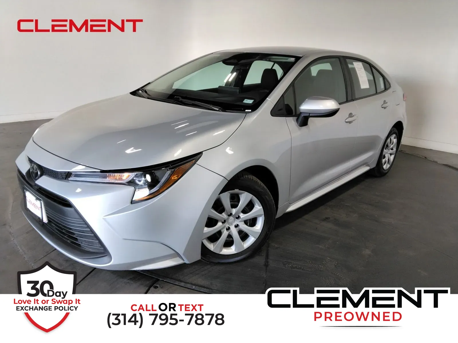 Silver 2024 Toyota Corolla LE for sale in Florissant, MO