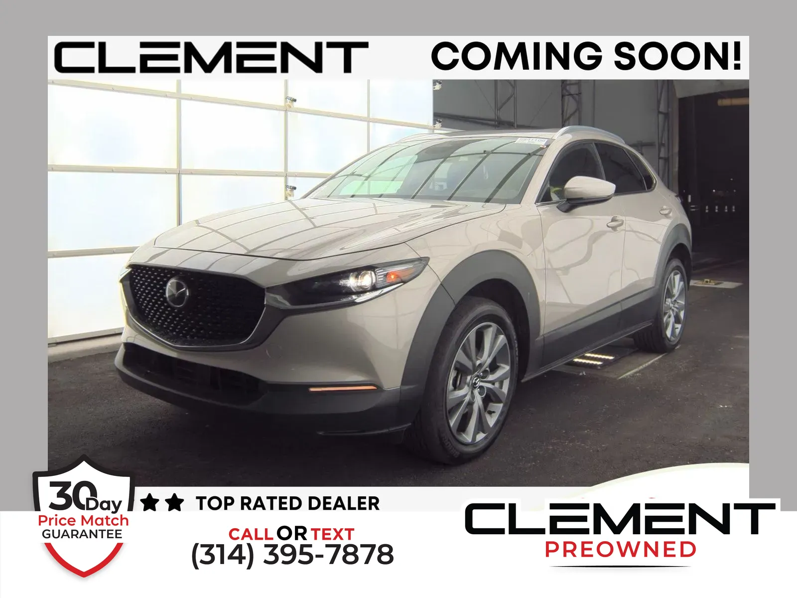 White 2024 Mazda CX-30 2.5 S Premium Package for sale in Florissant, MO