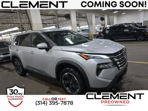 Silver 2024 Nissan Rogue SV for sale in Florissant, MO