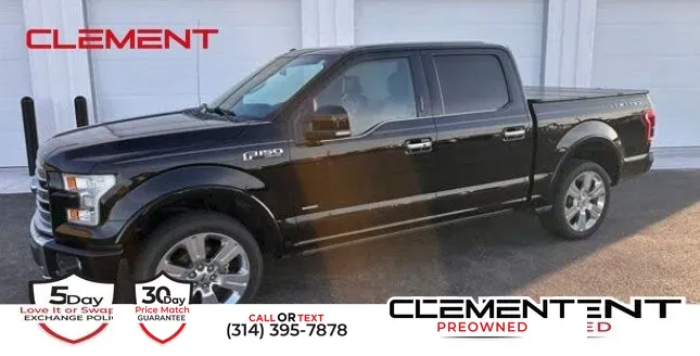 Black 2016 Ford F-150 Limited for sale in Florissant, MO