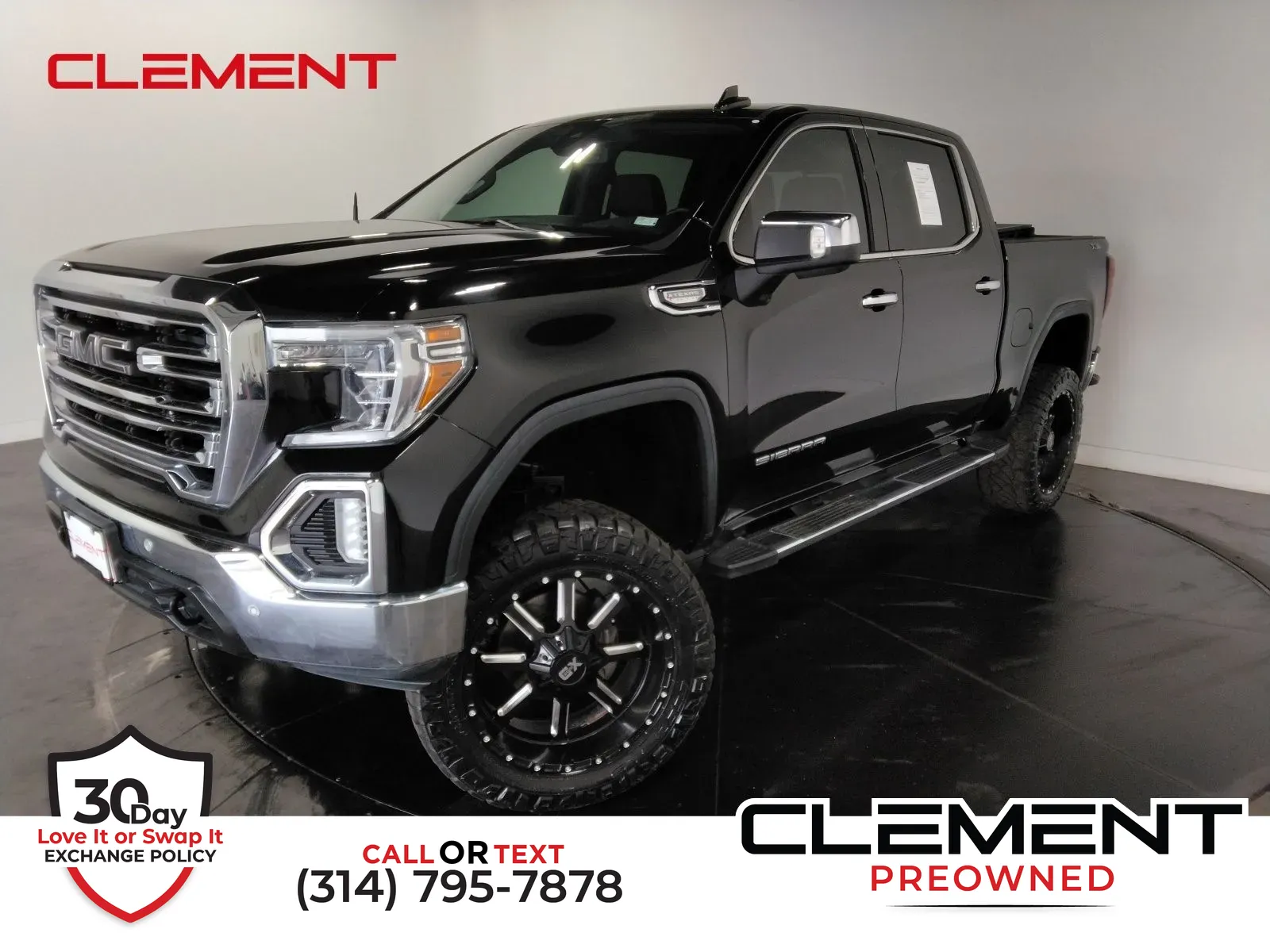 Black 2019 GMC Sierra 1500 SLT for sale in Florissant, MO