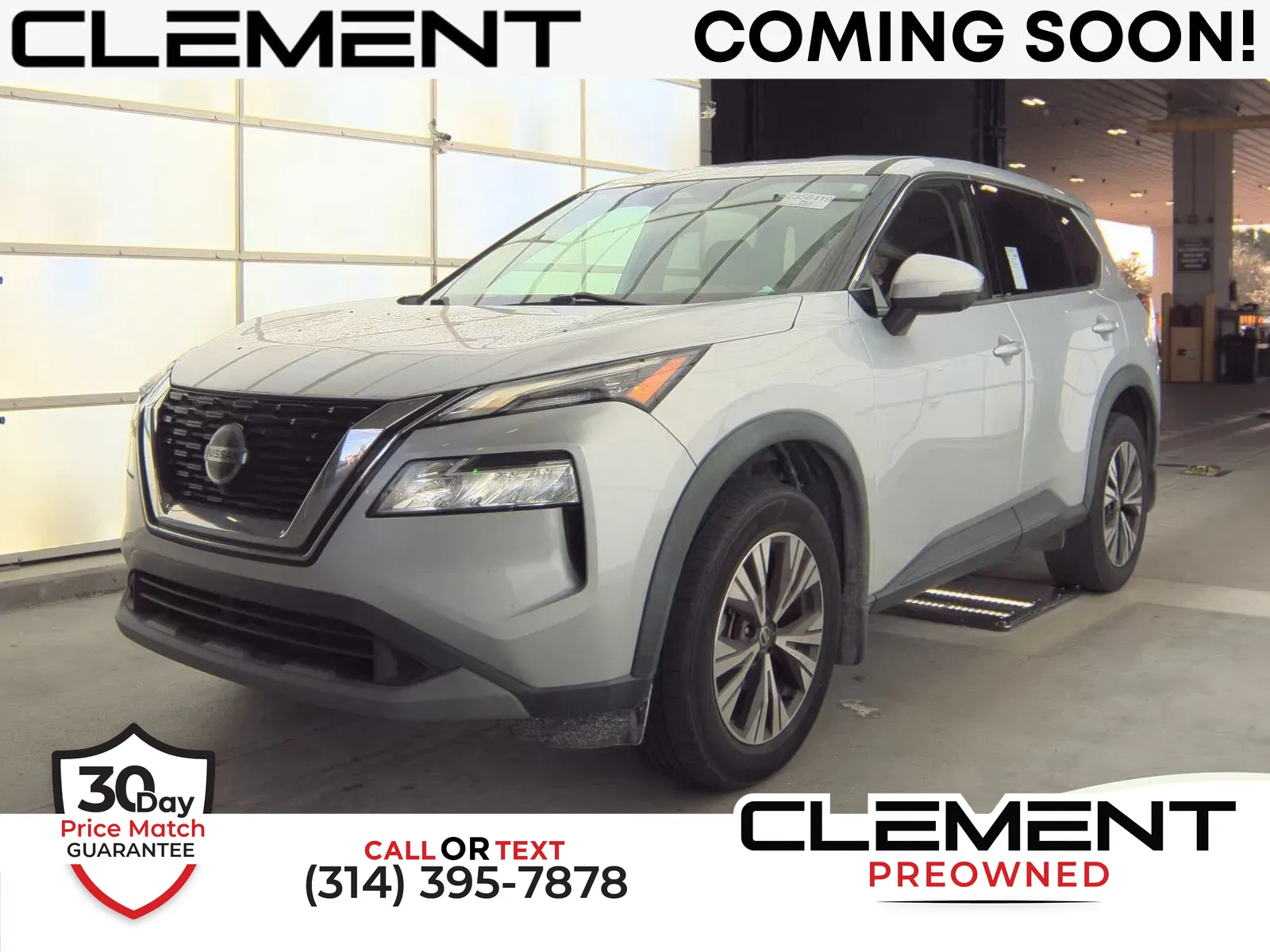 Silver 2021 Nissan Rogue SV for sale in Florissant, MO