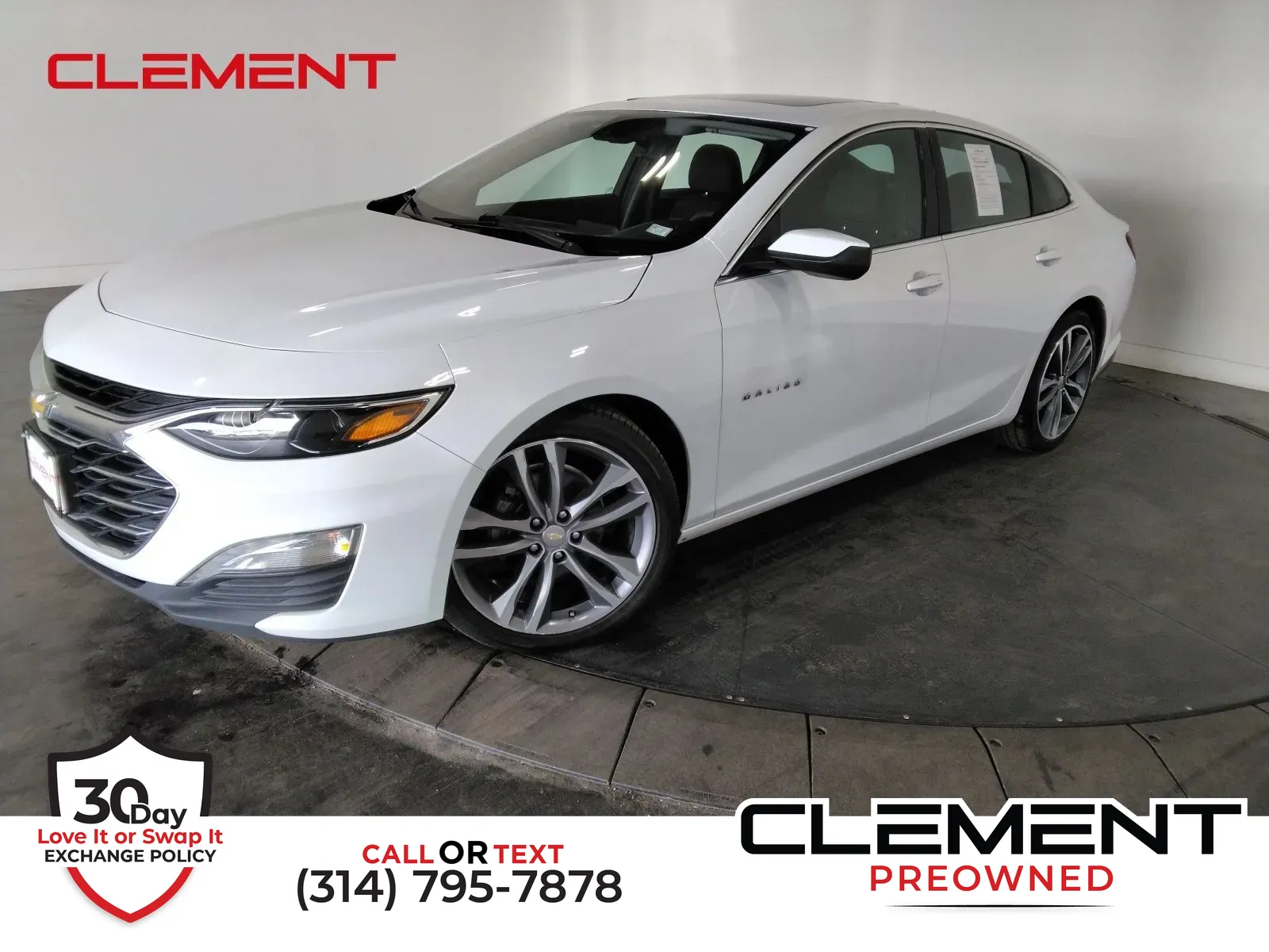 White 2023 Chevrolet Malibu LT for sale in Florissant, MO