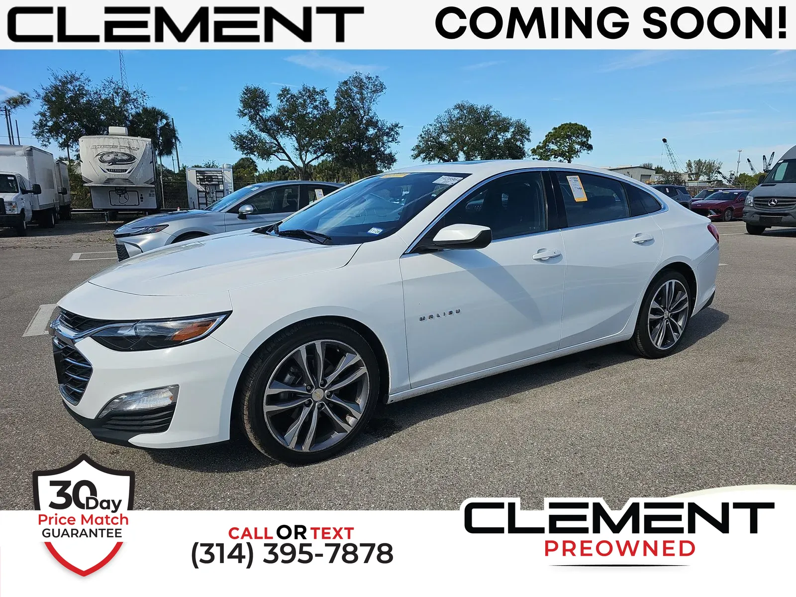 White 2023 Chevrolet Malibu LT for sale in Florissant, MO