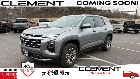 Gray 2025 Chevrolet Equinox LT for sale in Florissant, MO