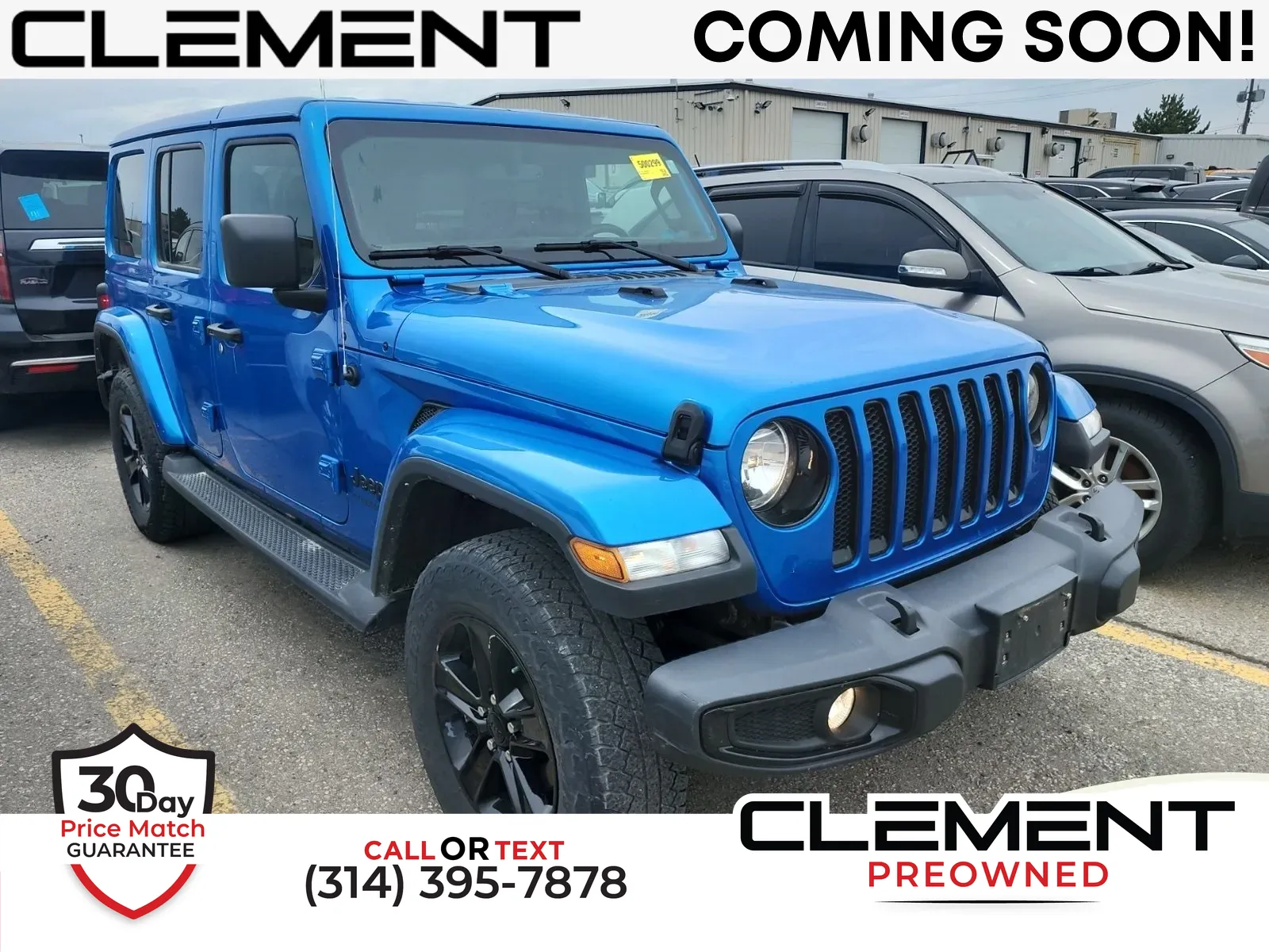 Blue 2022 Jeep Wrangler Unlimited Sahara Altitude for sale in Florissant, MO