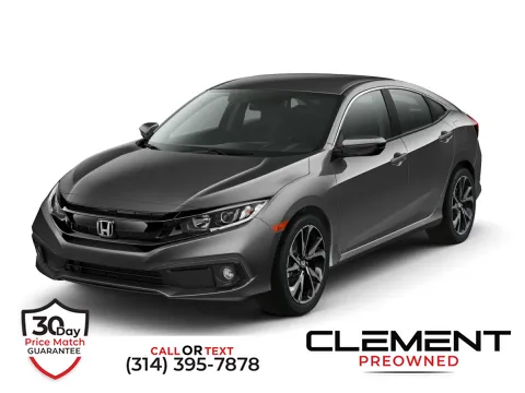 Beige 2020 Honda Civic Sport for sale in Florissant, MO