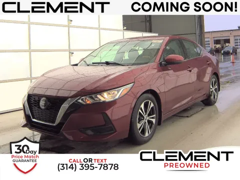 Red 2021 Nissan Sentra SV for sale in Florissant, MO