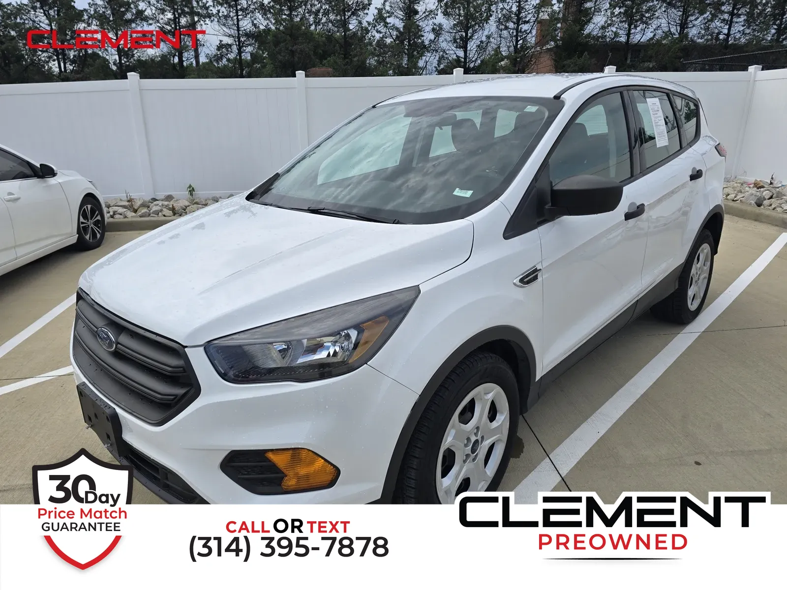 White 2019 Ford Escape S for sale in Florissant, MO