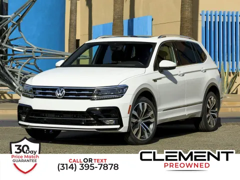 Silver 2021 Volkswagen Tiguan 2.0T SE R-Line Black for sale in Florissant, MO