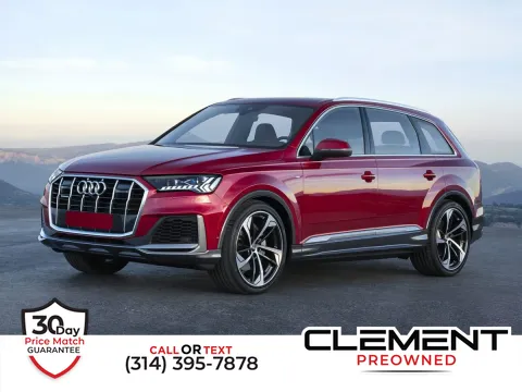 White 2020 Audi Q7 55 Premium Plus for sale in Florissant, MO