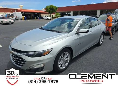 Silver 2020 Chevrolet Malibu LT for sale in Florissant, MO