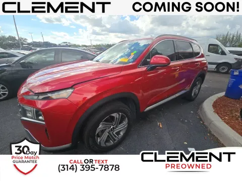 Red 2021 Hyundai Santa Fe SEL for sale in Florissant, MO