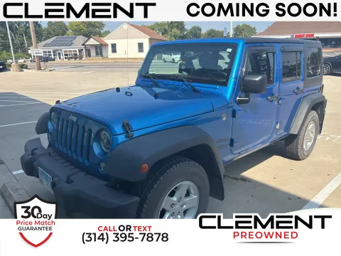 Blue 2015 Jeep Wrangler Unlimited Sport for sale in Florissant, MO
