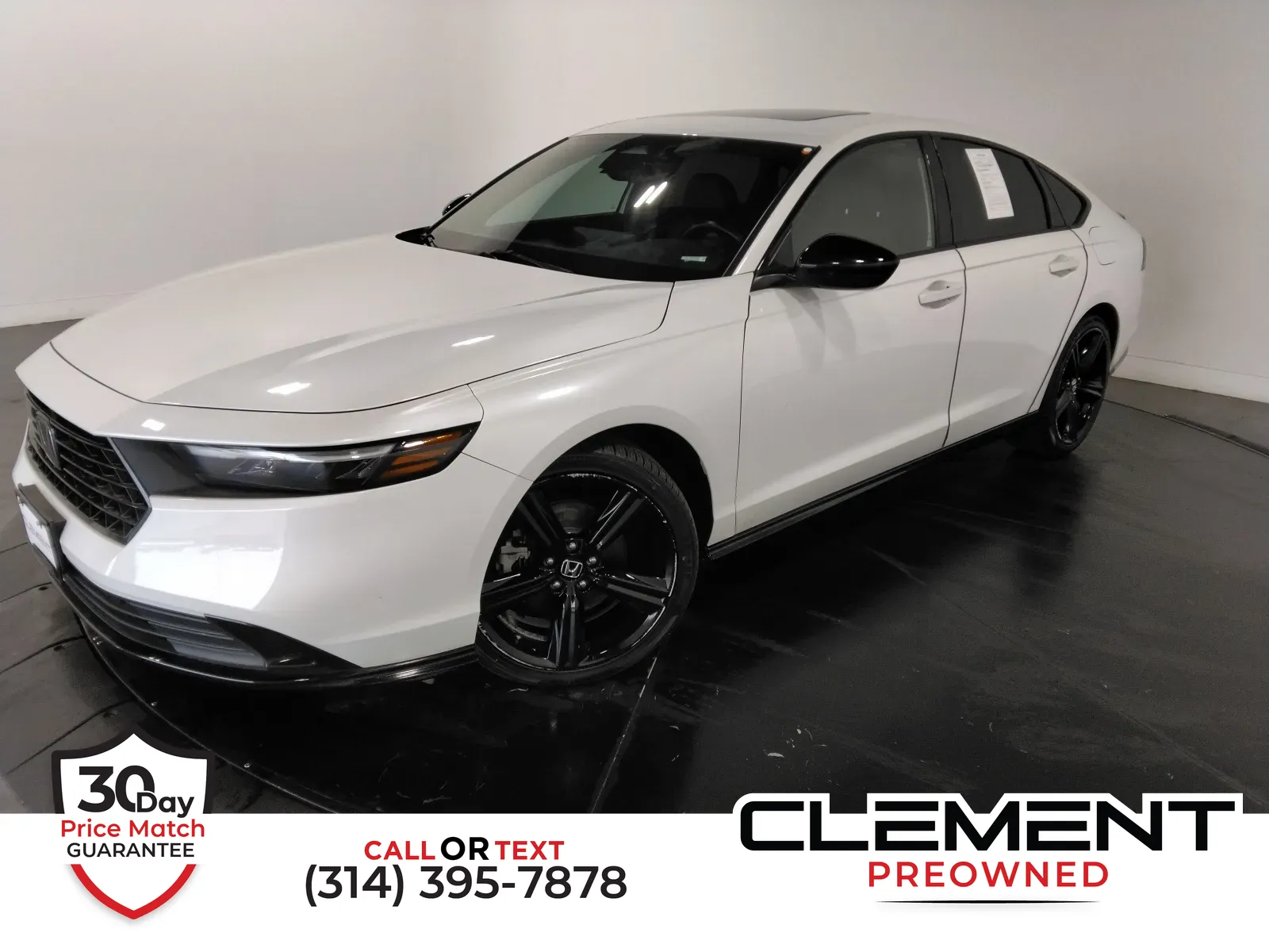 White 2023 Honda Accord Hybrid Sport-L for sale in Florissant, MO