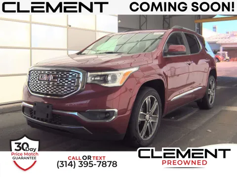 Red 2019 GMC Acadia Denali for sale in Florissant, MO