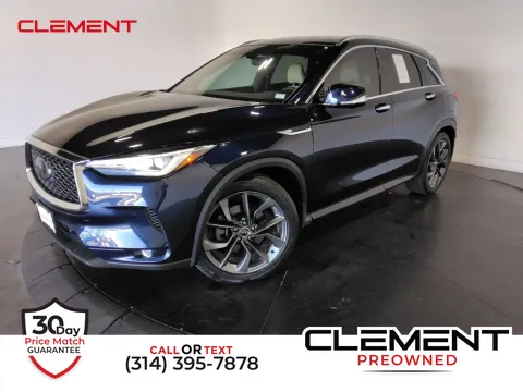 Blue 2019 INFINITI QX50 ESSENTIAL for sale in Florissant, MO