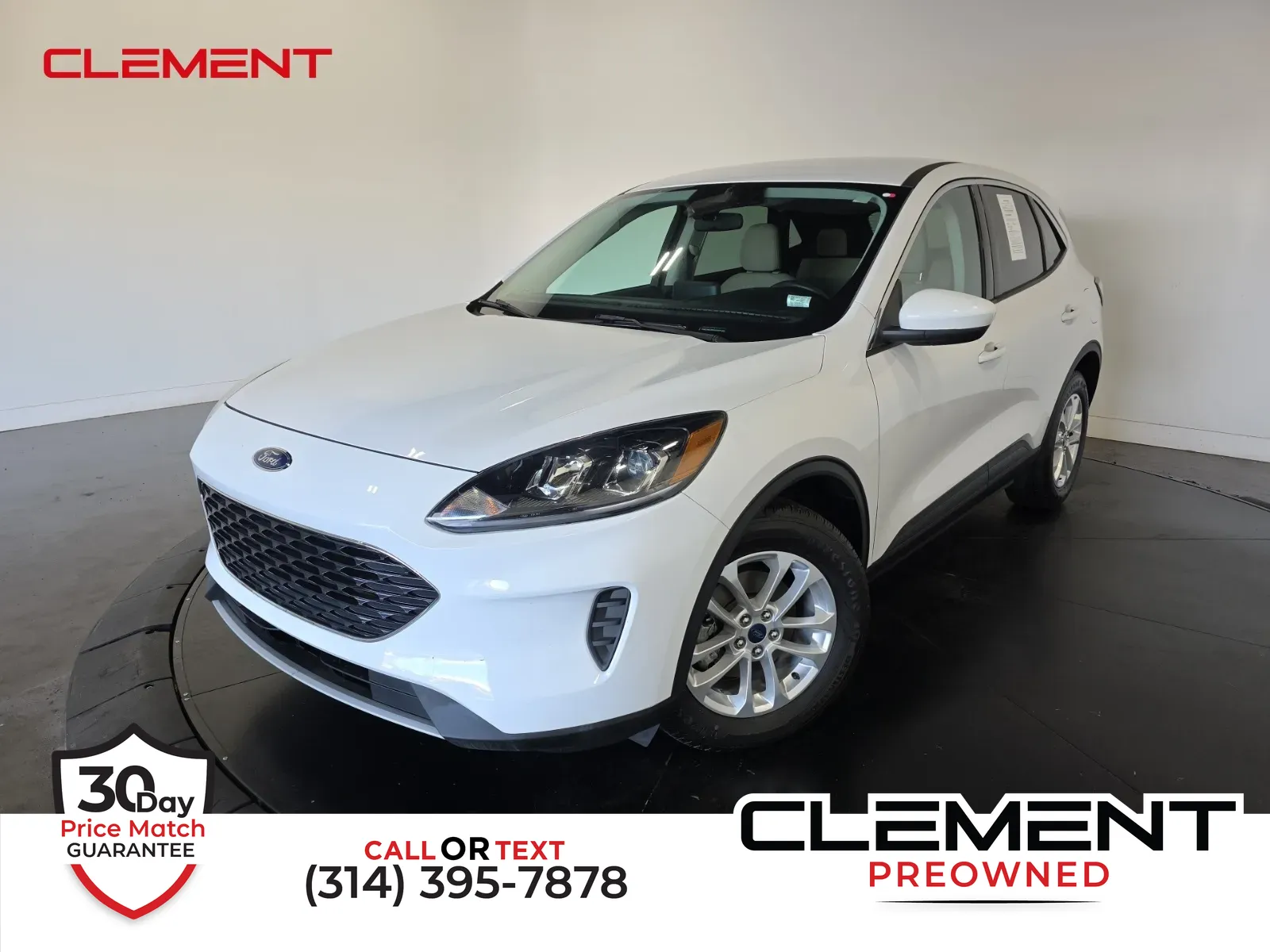 White 2021 Ford Escape Hybrid SE for sale in Florissant, MO