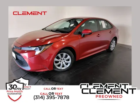 Red 2020 Toyota Corolla LE for sale in Florissant, MO