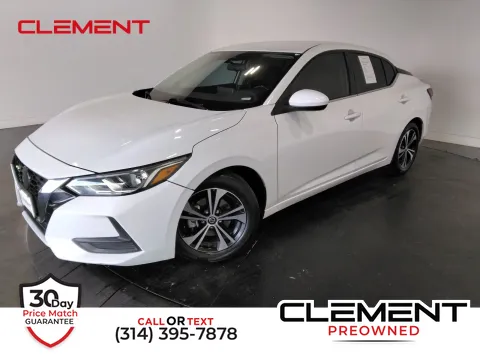 White 2022 Nissan Sentra SV for sale in Florissant, MO