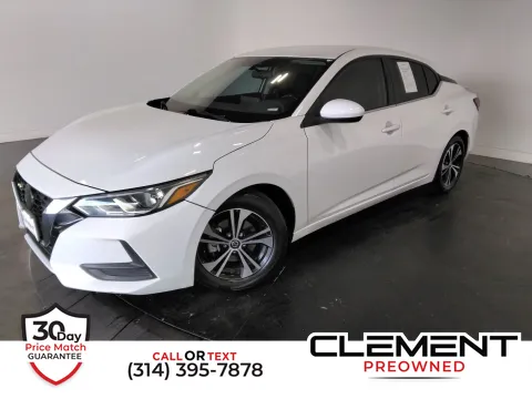 White 2022 Nissan Sentra SV for sale in Florissant, MO