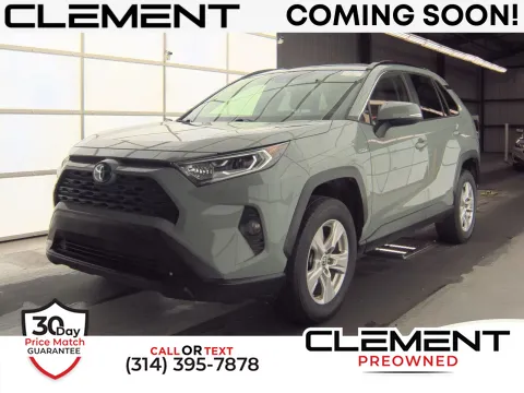 Green 2020 Toyota RAV4 Hybrid XLE for sale in Florissant, MO