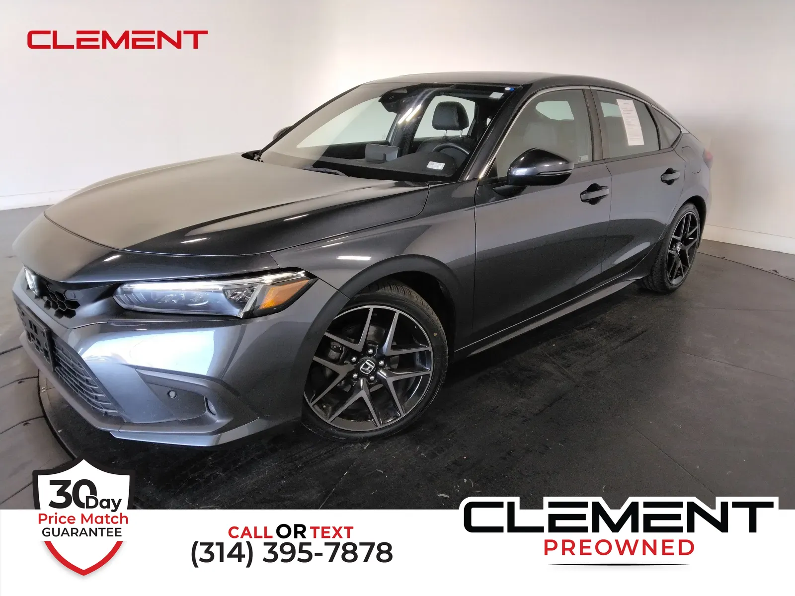 Black 2022 Honda Civic Sport Touring for sale in Florissant, MO