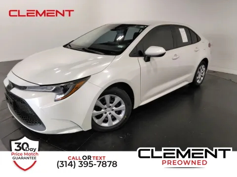 White 2021 Toyota Corolla LE for sale in Florissant, MO