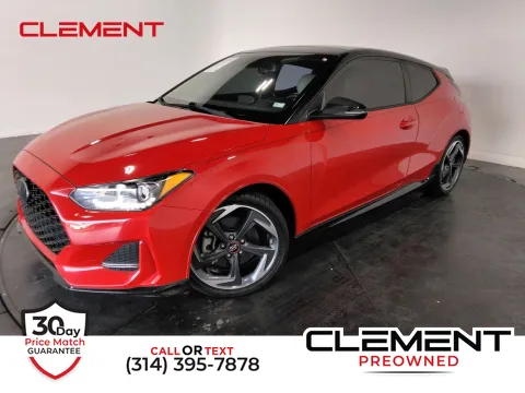 Red 2020 Hyundai Veloster Turbo Ultimate for sale in Florissant, MO
