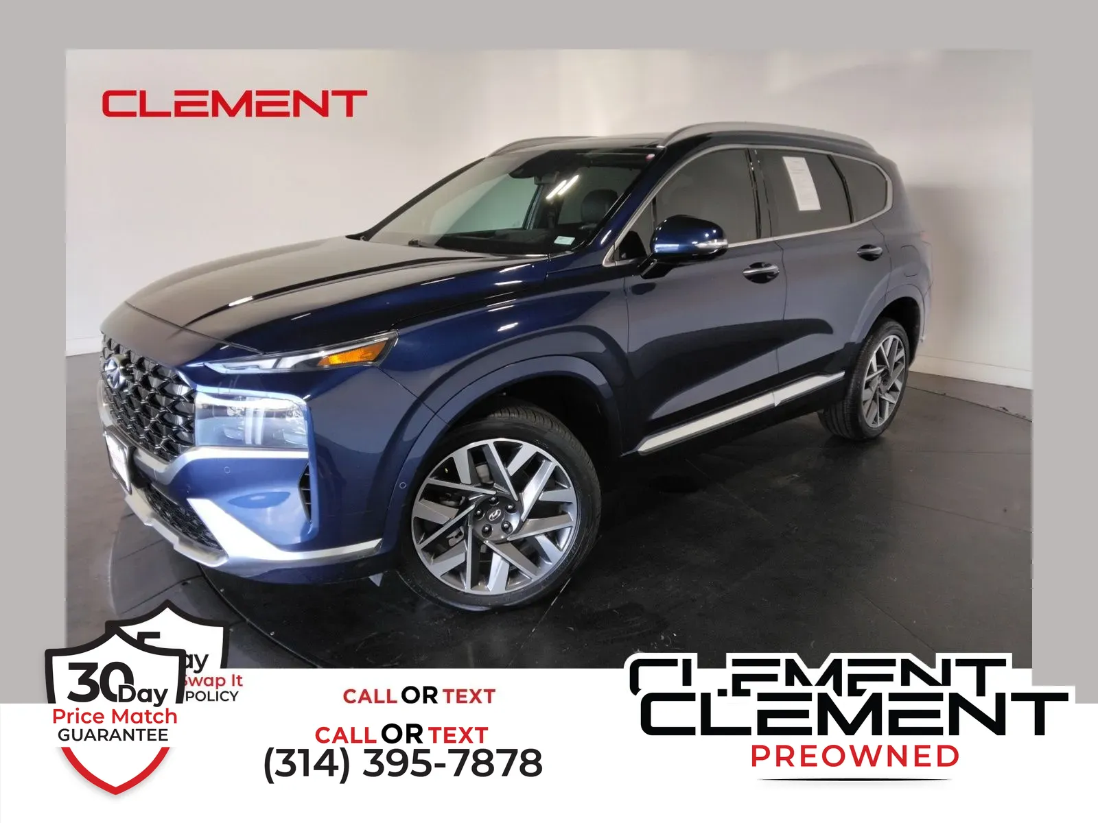 Blue 2022 Hyundai Santa Fe Calligraphy for sale in Florissant, MO